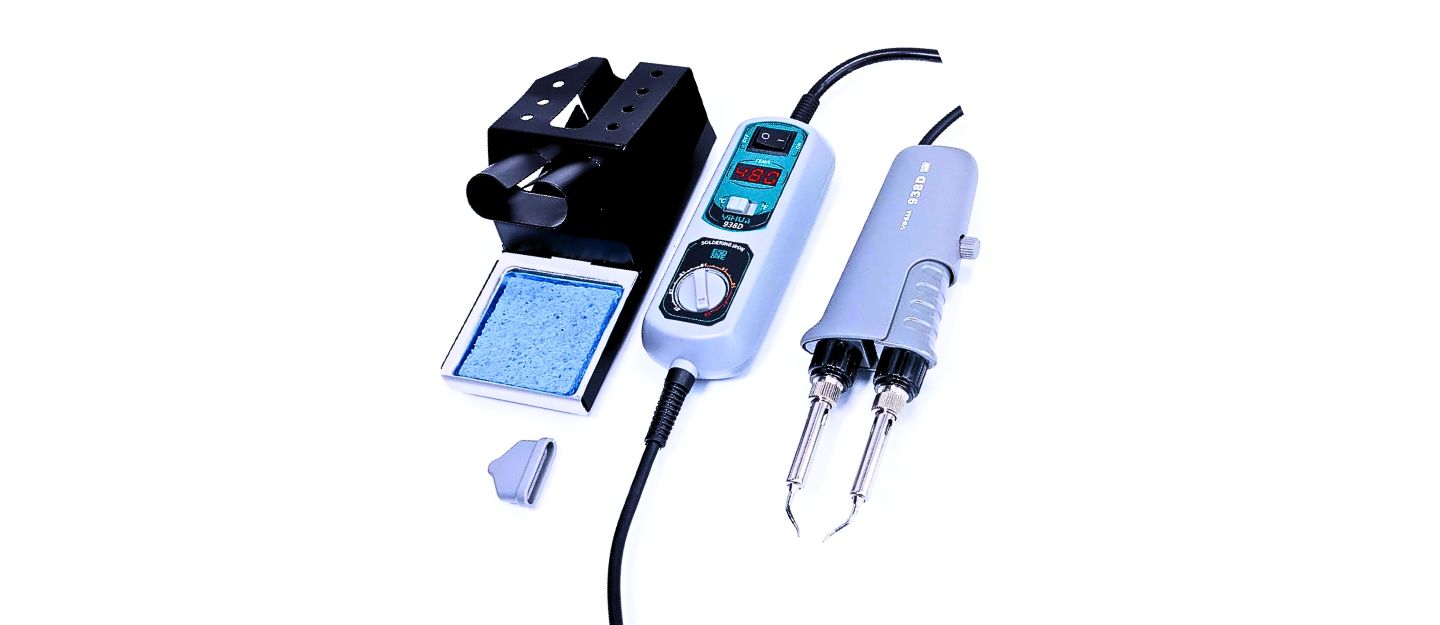 938D Portable Hot Tweezers for removing small electronic components