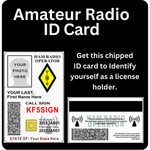 ham radio id card