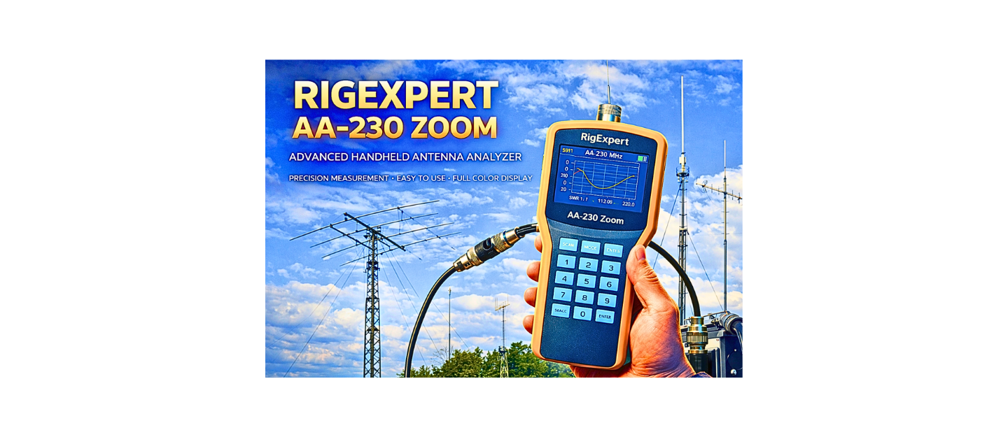 rigexpert aa230 zoom for hf and VHF tuning