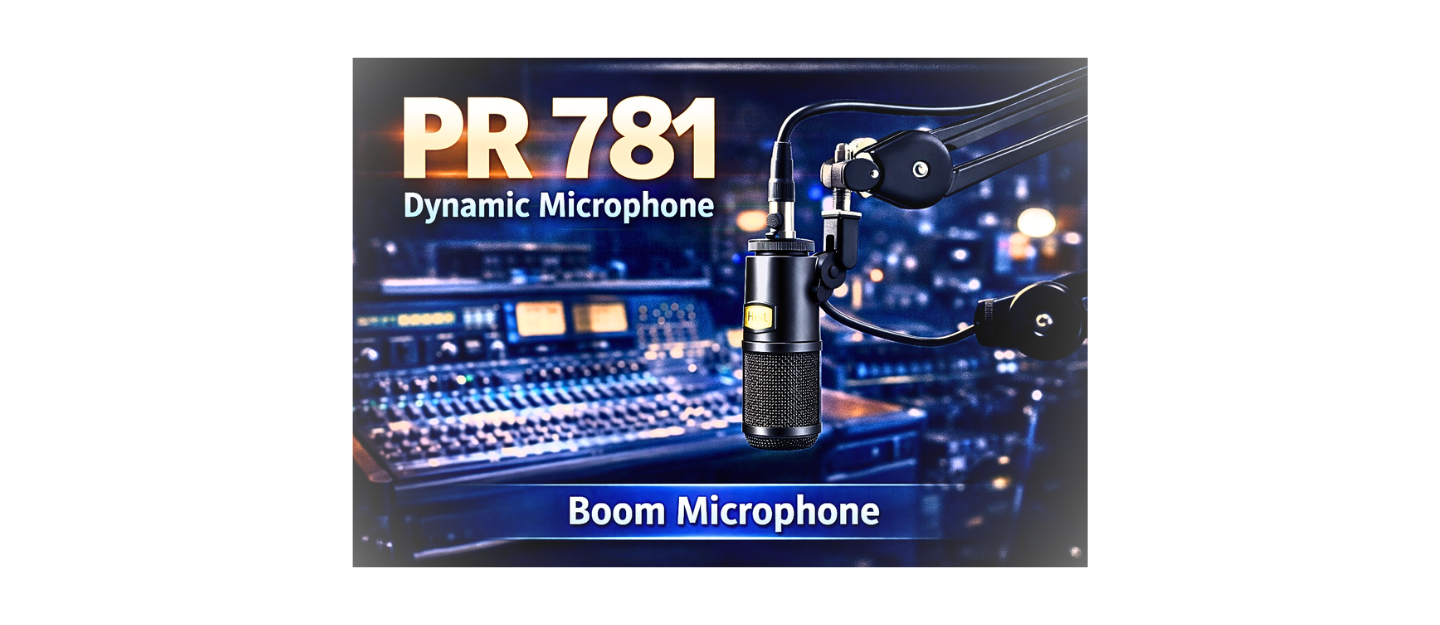 PR 781 Dynamic Microphone: Boom Microphone