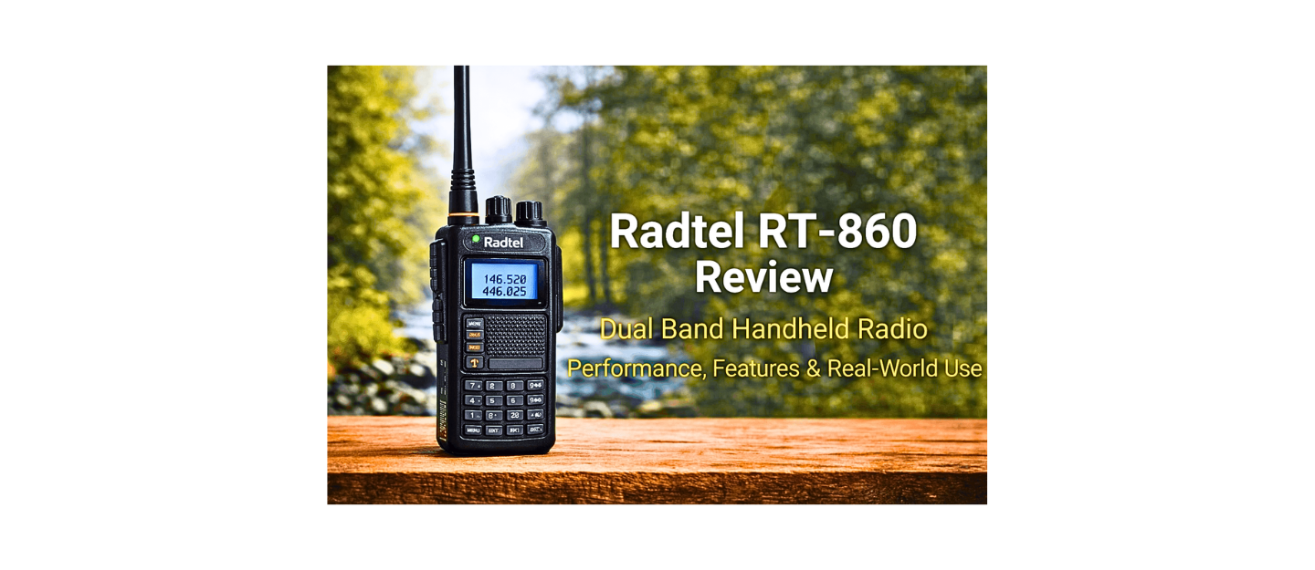 Radtel RT-860 Review of this dual band handheld transceiver