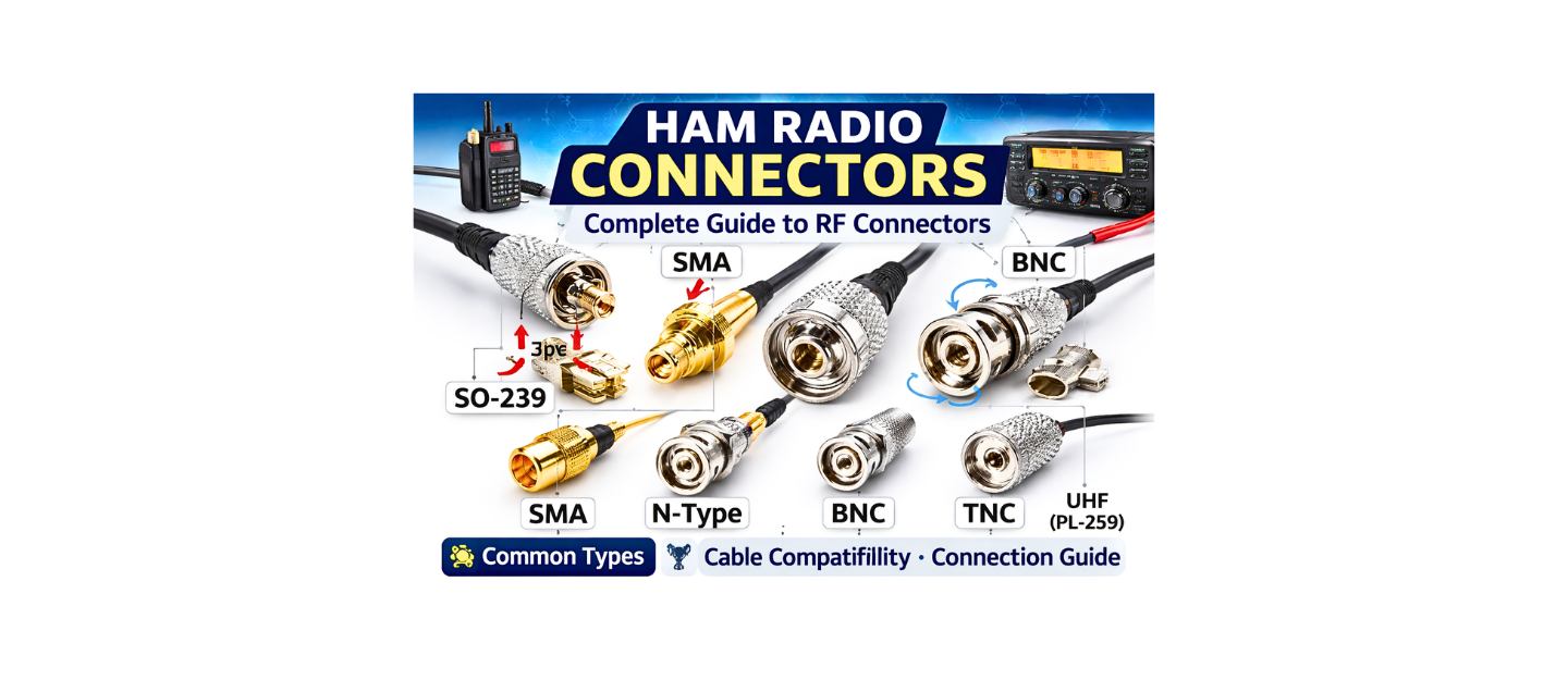 Ham Radio Connectors Explained: Types, Uses, and Performance